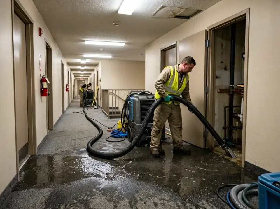 multi-unit-apartment-hallway-f-005 — frequently asked questions, Emergency Burst Pipe Water Extraction & Removal in Basile,…